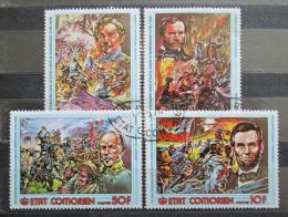 Poštové známky Komory 1976 Americká revolúcia Mi# 316-18,320