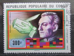 Poštová známka Kongo 1978 Gerhart Hauptmann, spisovatel Mi# 624