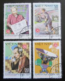 Poštové známky Vietnam 1980 Den pošty Mi# 1119-22