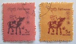 Poštové známky Vietnam 1985 Èínský nový rok Mi# 1544-45