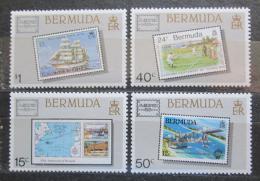 Poštové známky Bermudy 1986 Výstava AMERIPEX Mi# 493-96 Kat 13€