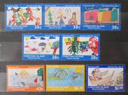 Poštové známky Vianoèný ostrov 1991 Vianoce, dìtské kresby Mi# 341-48 Kat 10€