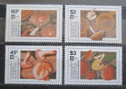 Poštové známky Dominika 1987 Huby TOP SET Mi# 1036-39 Kat 15€