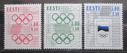 Poštové známky Estónsko 1992 LOH Barcelona Mi# 180-82