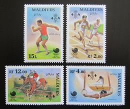 Poštové známky Maldivy 1988 LOH Soul Mi# 1307-10