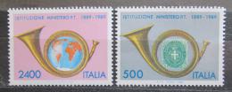 Poštové známky Taliansko 1989 Poštovní trubka Mi# 2088-89 Kat 5€