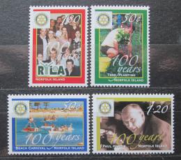 Poštové známky Norfolk 2005 Rotary Intl., 100. výroèie Mi# 899-902