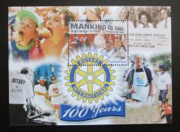 Poštová známka Norfolk 2005 Rotary Intl., 100. výroèie Mi# Block 49