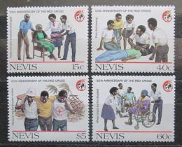 Poštové známky Nevis 1988 Mezinárodní èervený køíž, 125. výroèie Mi# 488-91