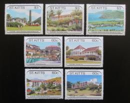 Poštové známky Svätý Krištof 1988 Hotely Mi# 226-32 Kat 11€