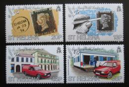 Poštové známky Svätá Helena 1990 Výstava LONDON Mi# 526-29