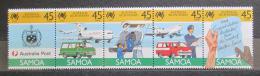 Poštové známky Samoa 1988 Poštovní služby Mi# 630-34