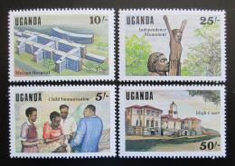 Poštové známky Uganda 1987 Nezávislost, 25. výroèie Mi# 539-42