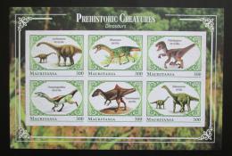 Poštové známky Mauritánia 2018 Dinosaury neperf. Mi# N/N