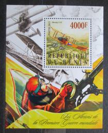 Poštová známka Benin 2015 Lietadlo Sikorsky S.16 Mi# N/N