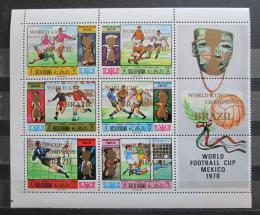 Poštové známky Rás al-Chajma 1970 MS ve futbale pretlaè Mi# 403-08 Kat 18€