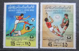 Poštové známky Líbya 1979 Univerziáda Mi# 752-53