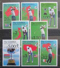 Poštové známky Gambia 1992 Golf TOP SET Mi# 1444-51 Kat 22€