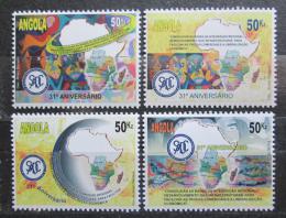 Poštové známky Angola 2011 Spol. rozvoje jižní Afriky, 31. výroèie Mi# 1848-51