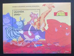 Poštová známka Uganda 1994 Disney, Lví král Mi# Block 222