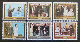 Poštové známky Manáma 1971 Japonský královský pár v Evropì Mi# 570-75 Kat 8€