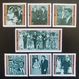 Poštové známky Manáma 1971 Prezident John F. Kennedy Mi# 800-06 Kat 6.50€