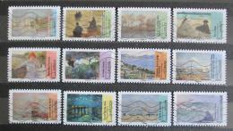 Poštové známky Francúzsko 2013 Umenie, impresionismus Mi# 5562-73 Kat 14€