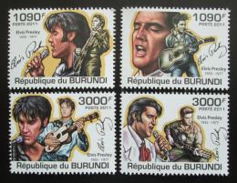Poštové známky Burundi 2011 Elevys Presley Mi# 2266-69 Kat 9.50€