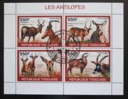 Poštové známky Togo 2010 Antilopy Mi# 3449-52 Kat 8.50€ - zväèši� obrázok