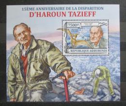 Poštová známka Burundi 2013 Dinosaury, Tazieff Mi# Block 350 Kat 9€