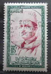 Poštovní známka Maroko 1956 Sultan Mohammed V Mi# 410