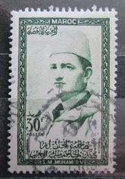 Poštová známka Maroko 1956 Sultan Mohammed V Mi# 412