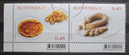 Poštové známky Slovinsko 2009 Místní kuchynì Mi# 748-49