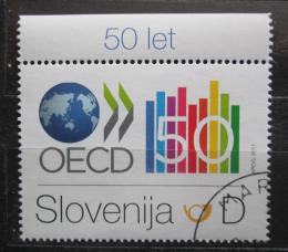 Poštová známka Slovinsko 2011 OECD, 50. výroèie Mi# 899