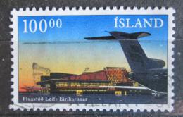 Poštová známka Island 1987 Mezinárodní letištì v Reykjavíku Mi# 664