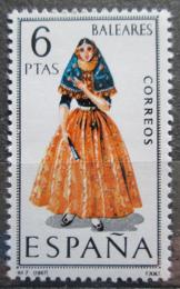 Poštová známka Španielsko 1967 ¼udový kroj Baleáry Mi# 1691