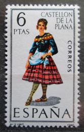 Poštová známka Španielsko 1967 ¼udový kroj Castellón de la Plana Mi# 1733