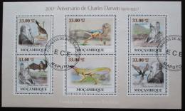 Potov znmky Mozambik 2009 Dinosaury, Charles Darwin Mi# 3434-39