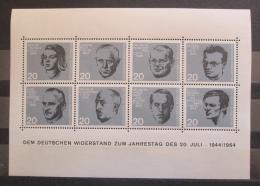 Poštové známky Nemecko 1964 Osobnosti Mi# Block 3 Kat 8€