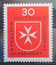 Poštová známka Nemecko 1969 Maltézský køíž Mi# 600