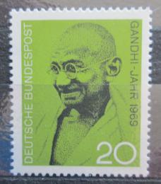 Poštová známka Nemecko 1969 Mahatma Gandhi Mi# 608