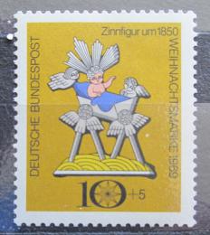 Poštová známka Nemecko 1969 Vianoce Mi# 610