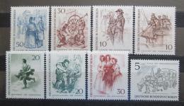 Poštové známky Západný Berlín 1969 Berlíòané Mi# 330-37