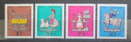 Poštové známky Západný Berlín 1969 Cínové hraèky Mi# 348-51