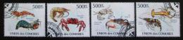Poštové známky Komory 2009 Korýši Mi# 2672-75 Kat 9€ - zväèši� obrázok