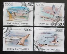 Poštové známky Komory 2009 Vtáci a pøístavy Mi# 2701-04 Kat 9€ - zväèši� obrázok