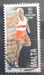 Poštová známka Malta 1988 LOH Soul, bìh Mi# 803