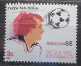 Poštová známka Malta 1986 MS ve futbale Mi# 748