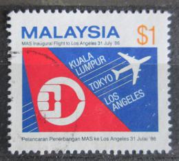 Poštová známka Malajsie 1986 Letecká spoleènost MAS Mi# 343 Kat 5.50€