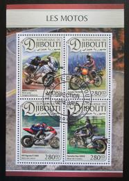 Potov znmky Dibutsko 2016 Motocykle Mi# 1353-56 Kat 11